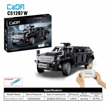 CaDa C51207W R/C SUV Игрушечный Aвтомобиль Конструктор 581 Деталь