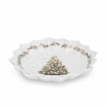 Fissman Servēšanas trauks 24 cm Christmas (porcelāns)