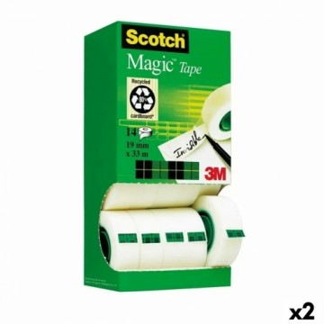 Набор клейких лент Scotch Invisible Magic 14 Piese 19 mm x 33 m (2 штук)