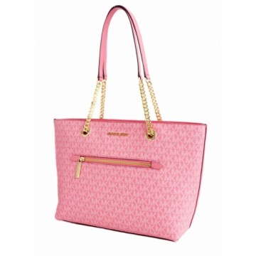 Sieviešu Rokassoma Michael Kors Jet Set Rozā 20 x 27 x 13 cm