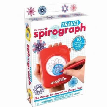 Zīmēšanas Komplekts Spirograph Silverlit travel Daudzkrāsains 10 Daudzums