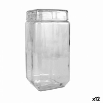 La MediterrÁnea яс La Mediterránea Квадратный Cтекло 2,2 L 11 x 11 x 22,5 cm (12 штук)