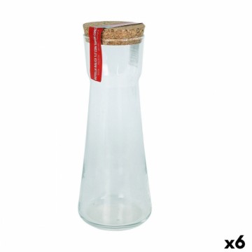 Стеклянная бутылка Royal Leerdam Balice Kорка 1L (6 штук)