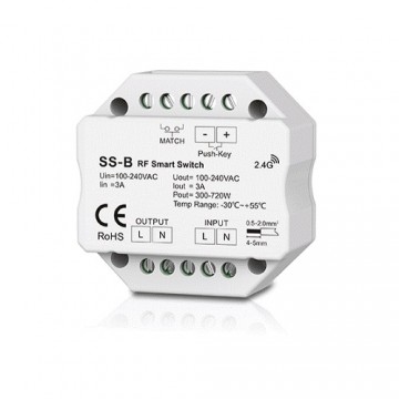 Skydance SS-B Smart Switch, 100-240V, 1x 3A, Push-Key