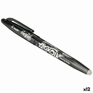 Pildspalva Pilot Frixion Ball Melns 0,7 mm (12 gb.)