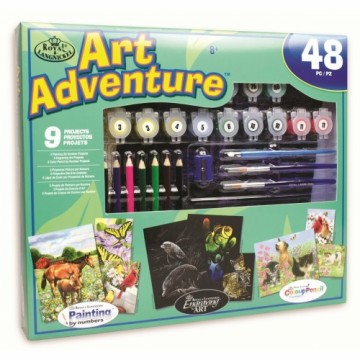 Paint by Numbers Set Royal & Langnickel Art Adventure 48 Pieces