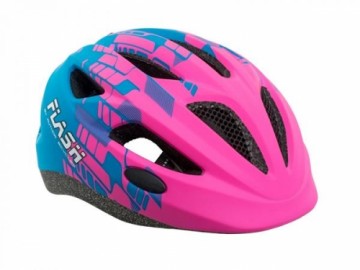 Author Helmet Flash Inmold X8 matt 51-55cm (162 pink/blue-matt)