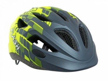 Author Helmet Flash Inmold X8 matt 51-55cm (171 grey/yellow-neon-matt)