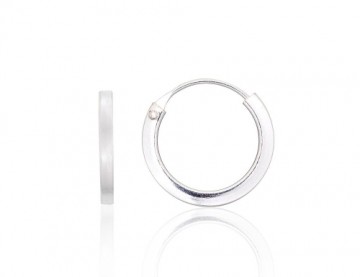 Серебряные серьги-кольца #2203979, Серебро 925°, 1.2 гр.