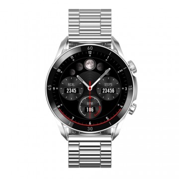 Garett Smartwatch V10 Leather / AMOLED / Bluetooth / IP68 / Backlit display / Sports modes Viedpulkstenis