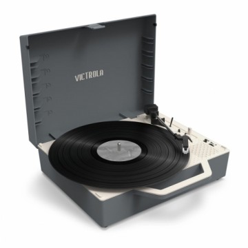 Record Player Victrola Re-Spin Grey