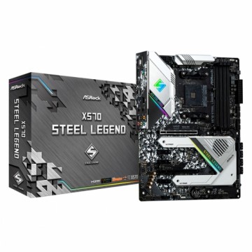 Mātesplate ASRock X570 Steel Legend AMD X570 AMD AMD AM4