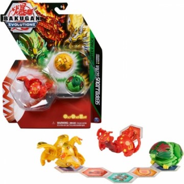 Spin Master Bakugan Evolutions Starter Pack mit 3 Bakugan, Geschicklichkeitsspiel