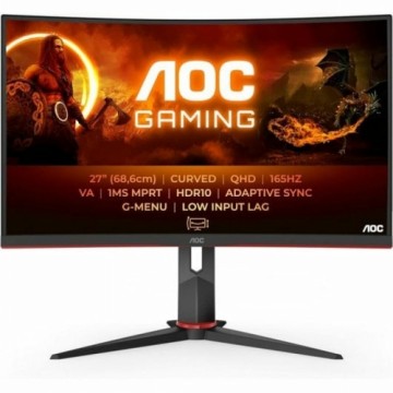 Monitors AOC CQ27G2S/BK 27" HDR10 VA Flicker free 165 Hz