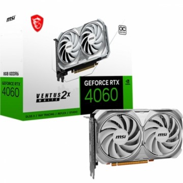 MSI GeForce RTX 4060 VENTUS 2X OC WHITE, Grafikkarte