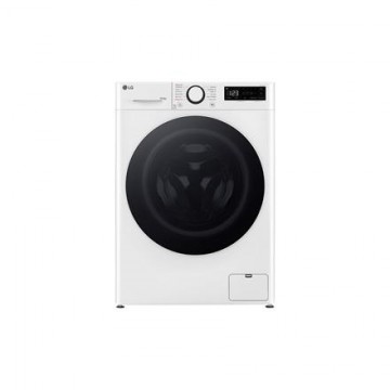 LG Washing machine with dryer F4DR510S0W  Energy efficiency class A-10%/D Front loading Washing capacity 10 kg 1400 RPM Depth 56.5 cm Width 60 cm Display Rotary knob + LED Drying system Drying capacity 6 kg Steam function Direct drive White