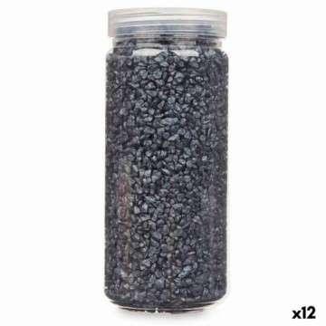 Decorative Stones Black 2 - 5 mm 700 g (12 Units)