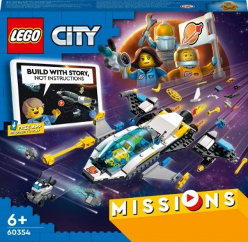 LEGO City 60354 Mars Spacecraft Exploration Mission konstruktors