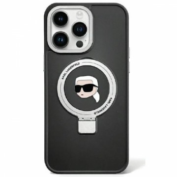 Karl Lagerfeld KLHMP15MHMRSKHK iPhone 15 Plus 6.7" czarny|black hardcase Ring Stand Karl Head MagSafe