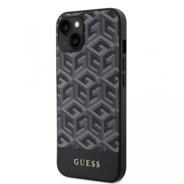 Guess PU G Cube MagSafe Case for iPhone 15 Black