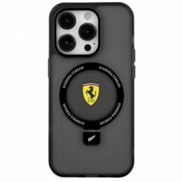 Ferrari FEHMP15SUSCAK iPhone 15 6.1" czarny|black hardcase Ring Stand 2023 Collection MagSafe