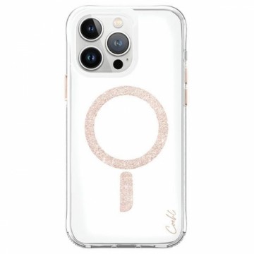 UNIQ etui Coehl Glace iPhone 15 Pro 6.1" Magnetic Charging różowo-złoty|rose gold