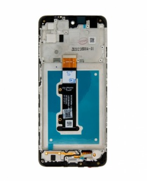 For_motorola Motorola E32 LCD Display + Touch Unit Black + Front Cover