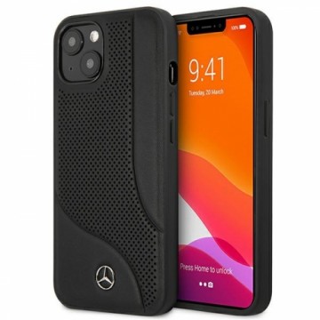 Mercedes MEHCP13SCDOBK iPhone 13 mini 5,4" czarny|black hardcase Leather Perforated Area