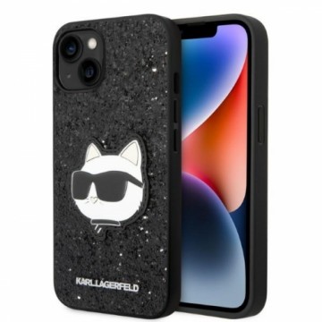 Karl Lagerfeld KLHCP14MG2CPK iPhone 14 Plus 6,7" czarny|black hardcase Glitter Choupette Patch