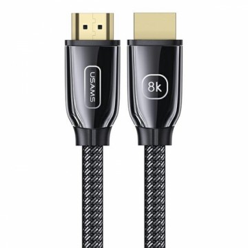 USAMS HDMI kabelis - HDMI 2.1 U67 5m 8K | melns Ultra HD SJ499HD01 (US-SJ498)