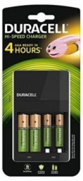 Duracell Hi-Speed Value Charger inc. 2AA 1300mAh & 2AAA 750mAh