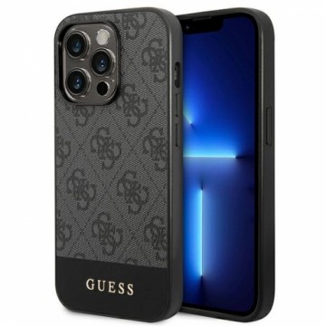 Guess 4G Stripe Case for iPhone 14 Pro Max Grey