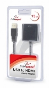 Gembird Adapter USB to HDMI - Black