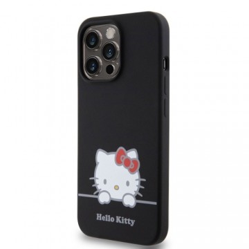 Hello Kitty Liquid Silicone Daydreaming Logo Case for iPhone 13 Pro Black