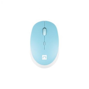 Natec Mouse Harrier 2 	Wireless White/Blue Bluetooth