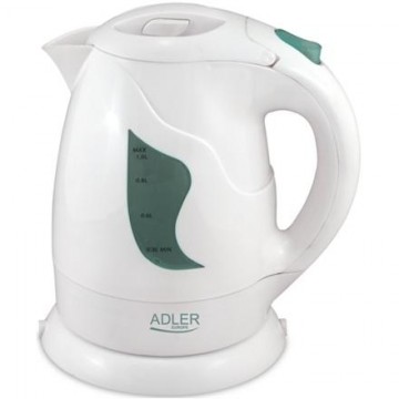 Adler Kettle AD 08 Standard 850 W 1 L Plastic 360° rotational base White