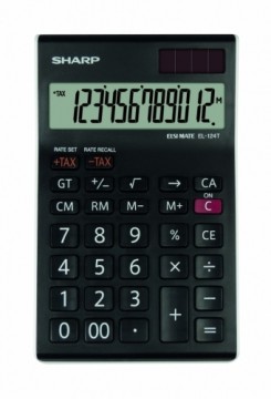 Настольный калькулятор Sharp EL-124TWH, белый
