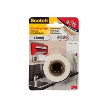 Лента клейкая 3M Scotch Mouting Tape двусторонний 40011915b 19ммx1, 5м