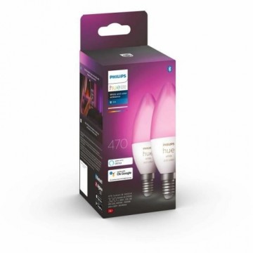 LED Spuldze Philips Paquete doble E14 Balts G E14 470 lm (6500 K) (2 gb.)