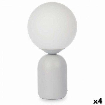 Gift Decor Настольная лампа Чаша 40 W Белый Серый Керамика 15 x 28,5 x 15 cm (4 штук)