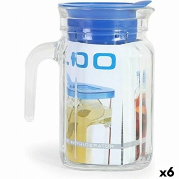 Krūze ar Vāciņu un Dozators Borgonovo Igloo Kvadrāta Zils 600 ml (6 gb.)