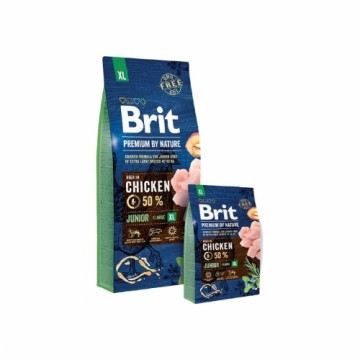 Lopbarība Brit Premium by Nature Junior XL Pieaugušais Cālis 20-40 Kg 15 kg