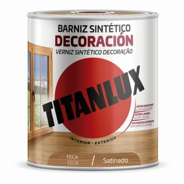 Синтетический лак Titanlux m11100914 Декор сатин Тик 250 ml