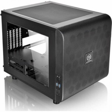 Mini ITX Midtower Korpuss THERMALTAKE Core V21 Melns