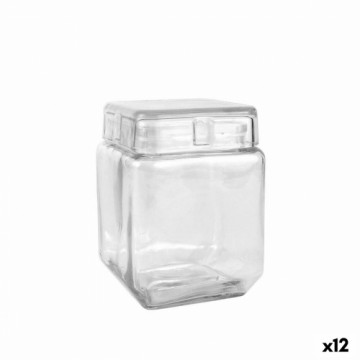 La MediterrÁnea яс La Mediterránea Квадратный Cтекло 1,2 L 11 x 11 x 14,5 cm (12 штук)