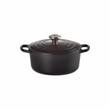 Le Creuset Čuguna katls apaļš Ø24cm / 4,2L matēts melns