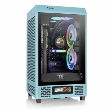 Блок полубашня ATX Galileo THERMALTAKE Tower 200 бирюзовый