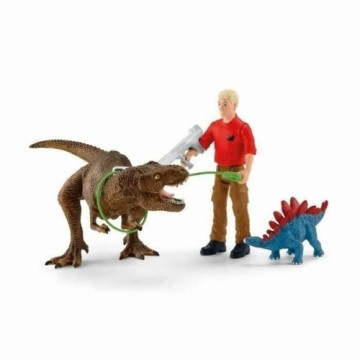 Playset Schleich Tyrannosaurus Rex Attack 41465 5 Предметы