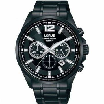 Vīriešu Pulkstenis Lorus SPORTS Melns (Ø 43 mm)