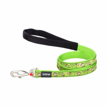 Dog Lead Red Dingo STYLE MONKEY LIME GREEN 15mm x 120 cm